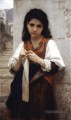 Tricoteuse 1879 Realismus William Adolphe Bouguereau